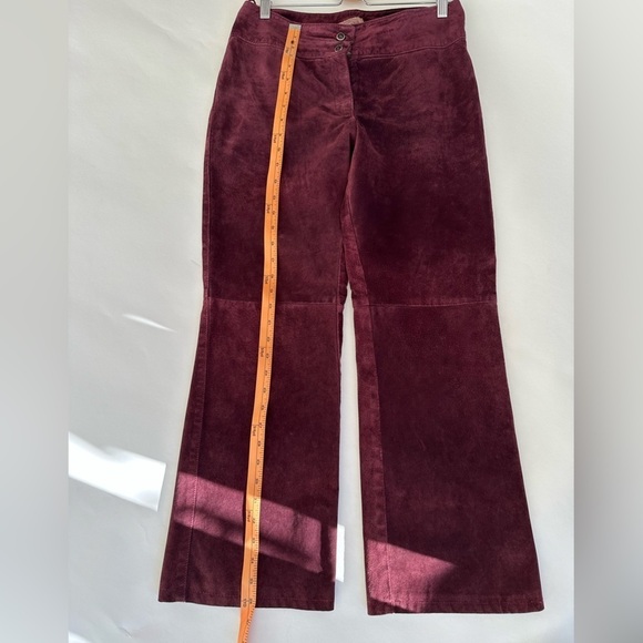 Vintage Suede Jacket & Pant Set - “Skotts Suede” - Deep Plum - Size 6 - Picture 11 of 13